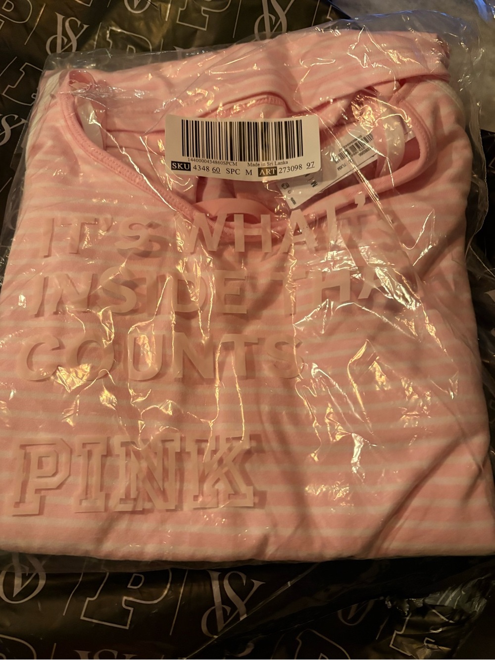 PINK Victoria Secret Striped Athletic Dress - Picture 4 of 4